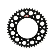 Renthal 91-22 Suzuki RM 125/250/ RMX250 RM-Z 250/450 Rear Grooved Sprocket - Black 520-50P Teeth - Drivetrain