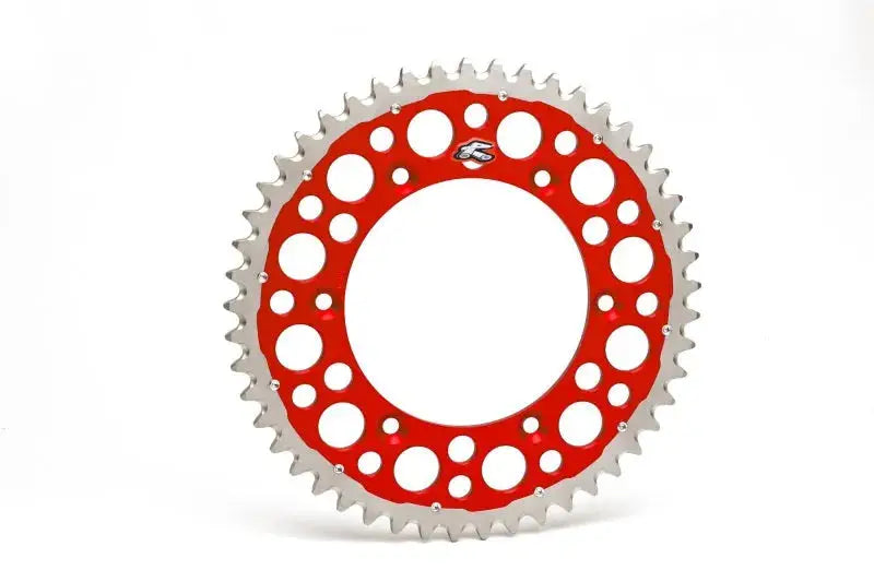 Renthal 96-18 Honda CR250R/ CRF150/250R/450R/X/ XR 250R/650RRear Twinring - Red 520-48P Teeth - Drivetrain