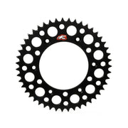 Renthal 191U-420-51GEBK Renthal 98-24 Kawasaki KX 80/85L/85II/100/112 Rear Grooved Sprocket - Black 420-51P Teeth