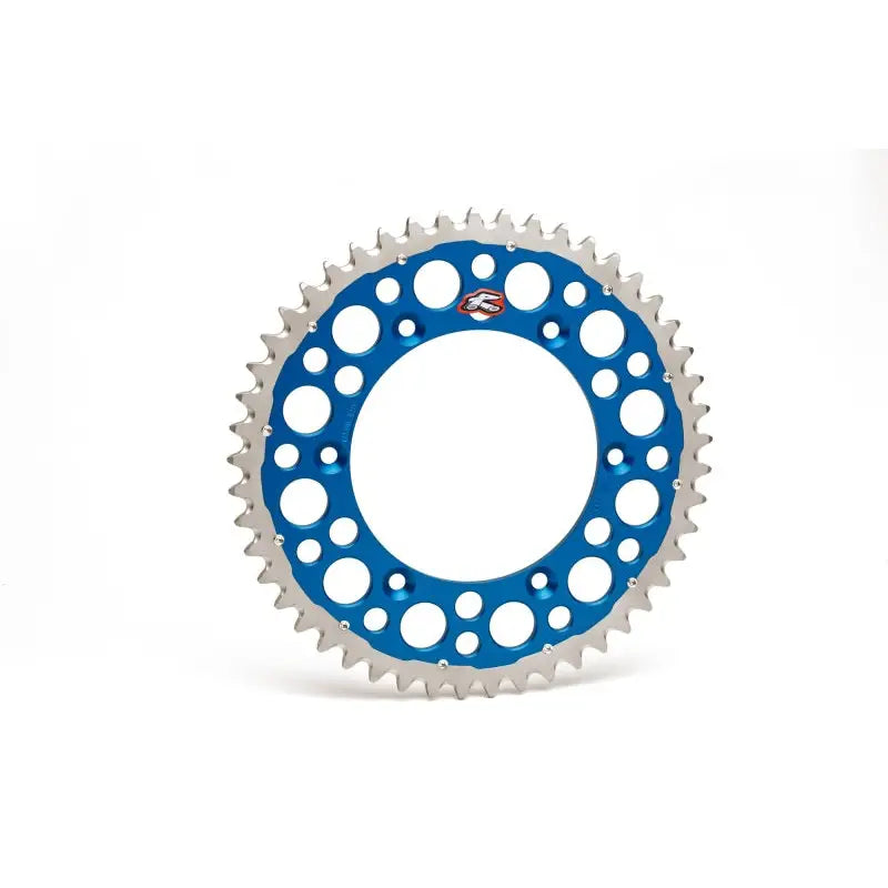 Renthal 1500-520-48GPBU Renthal 99-05 Yam YZ125/G-250F/ YZ400-450/ 88-89 Honda XR 250R Rear Twinring - Blue 520-48P Teeth