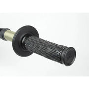 Renthal Ultra-Tacky Dual Compound Grips Tapered 1/2 Waffle - Black - G198