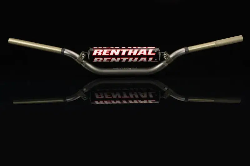 Renthal Villopoto Stewart motorcycle handlebars for Honda CRF Twinwall Pad Hard Anodized