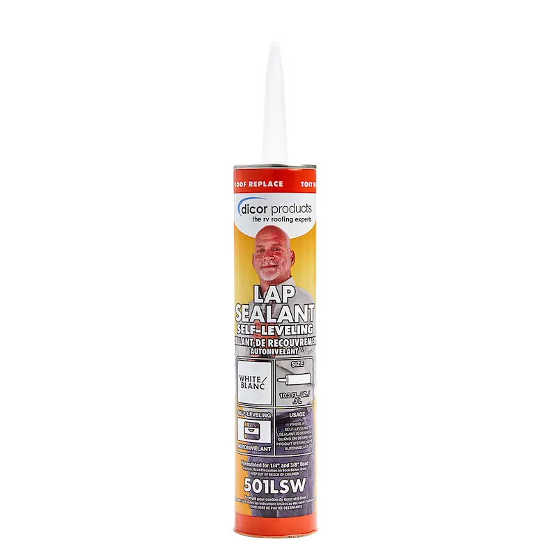 Tube of Dicor Lap Sealant for RV, self-leveling lap sealant replacement for Dicor 501LSW