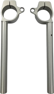 Silver motorcycle clip-on handlebars for kawasaki bikes, perfect rv parts & accessories