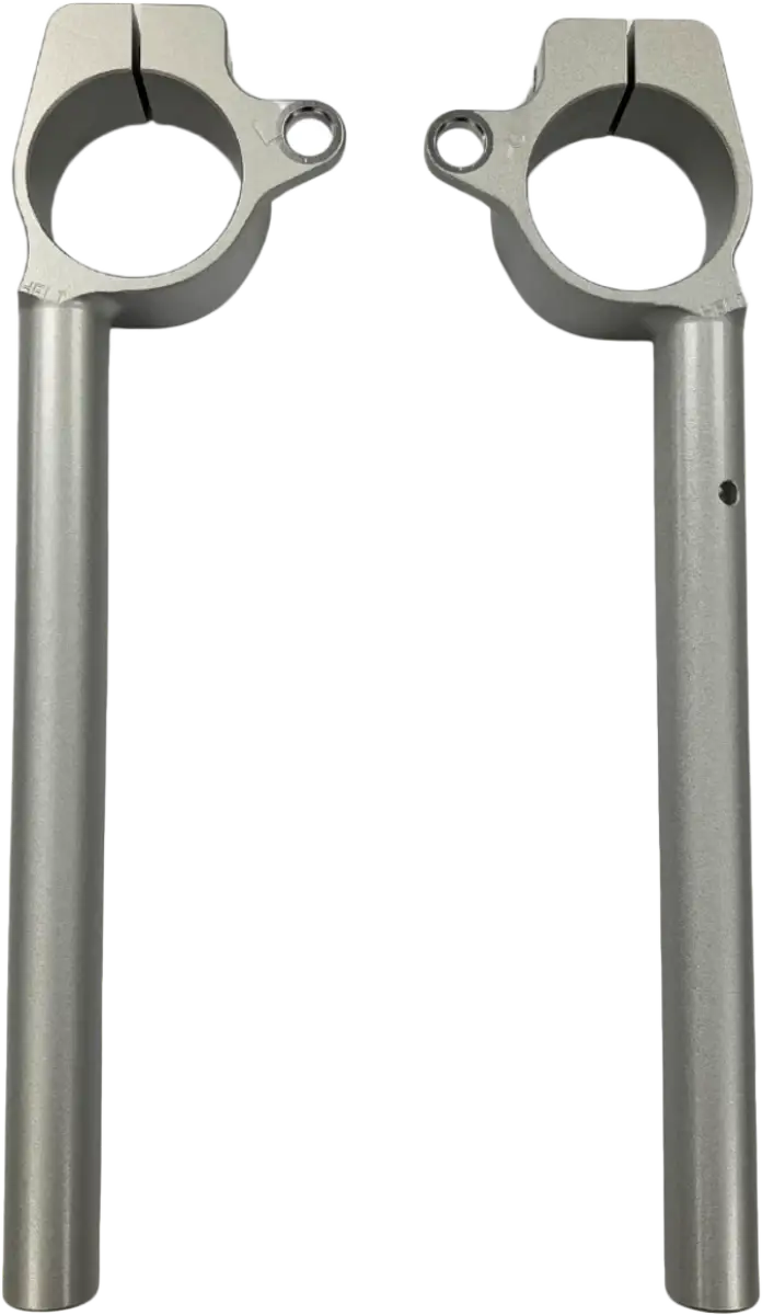 Silver motorcycle clip-on handlebars for kawasaki bikes, perfect rv parts & accessories