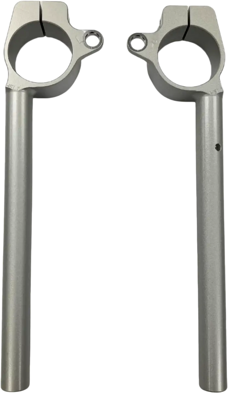 Silver motorcycle clip-on handlebars for kawasaki bikes, perfect rv parts & accessories