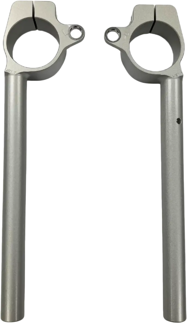 Silver motorcycle clip-on handlebars for kawasaki bikes, perfect rv parts & accessories