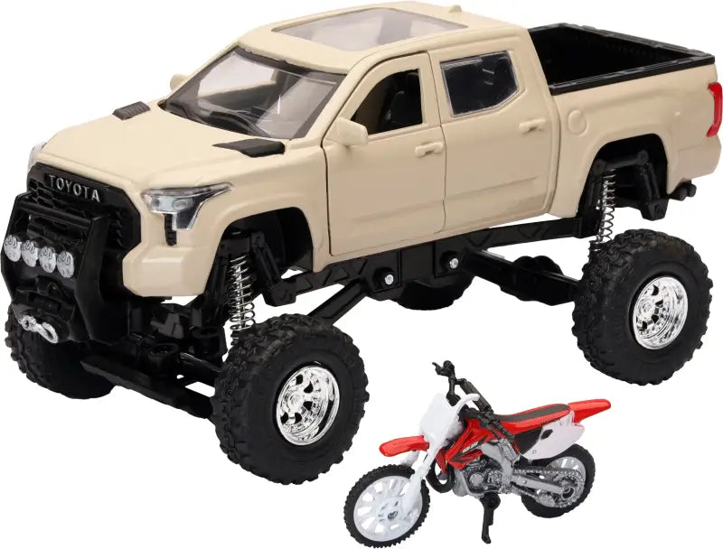 Replica 4x4 Truck/Dirt Bike Mud Tundra Honda - NEW-RAY
