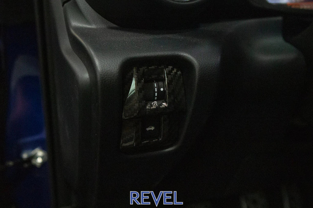 Revel GT Dry 2022 Toyota GR8 / Subaru BRZ Carbon Carbon Cluster Switch Panel Cover - 1 Piece - 1TR4GT0CS01
