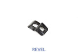 Carbon fiber diamond-shaped bezels on Revel GT Dry carbon cluster switch panel for Toyota GR8 Subaru BRZ