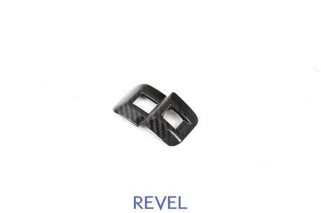 Revel GT Dry carbon fiber seat belt buckle covers for carbon cluster switch panel upgrade