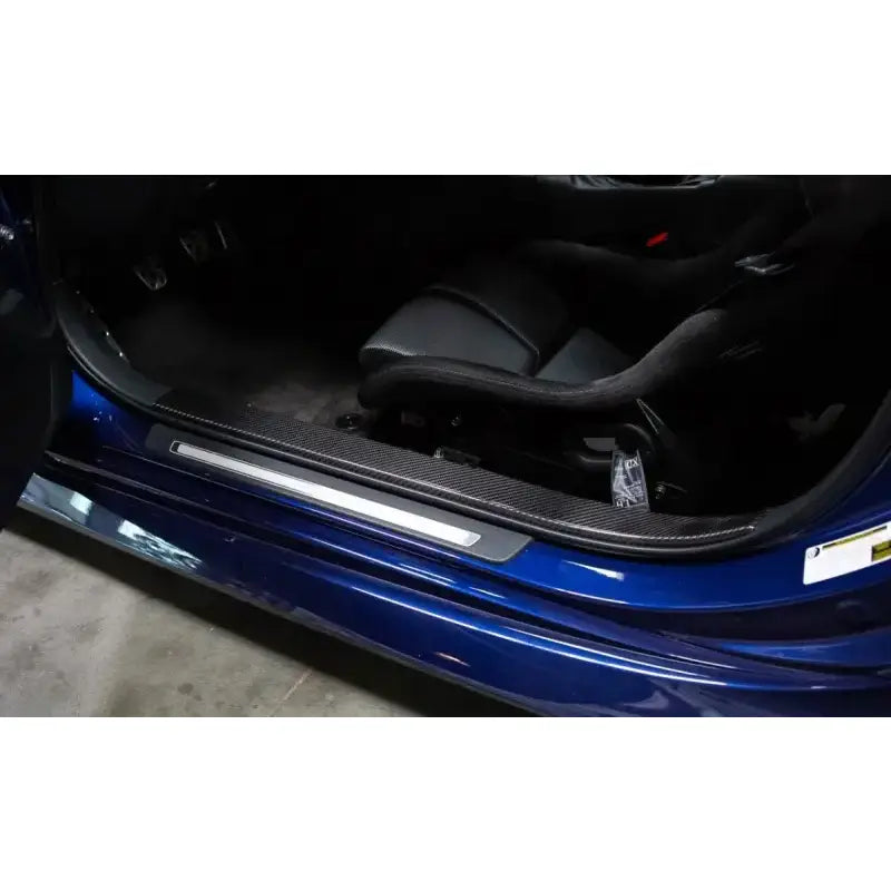 Revel GT Dry Carbon 2022 Toyota GR86 / Subaru BRZ Scuff Plate Cover - 2 Pieces - 1TR4GT0CS03 - Exterior Styling