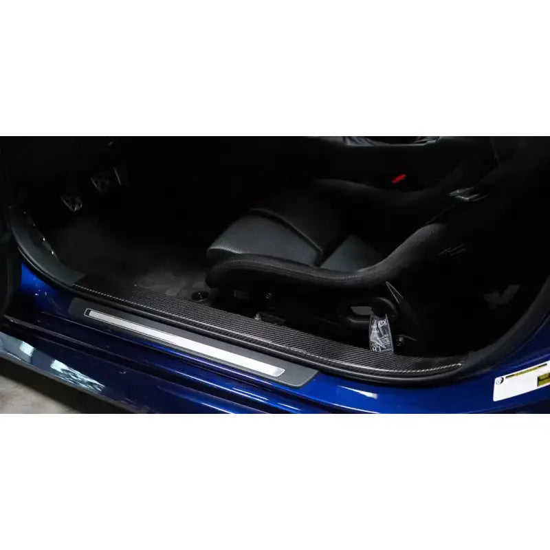 Revel GT Dry Carbon 2022 Toyota GR86 / Subaru BRZ Scuff Plate Cover - 2 Pieces - 1TR4GT0CS03 - Exterior Styling