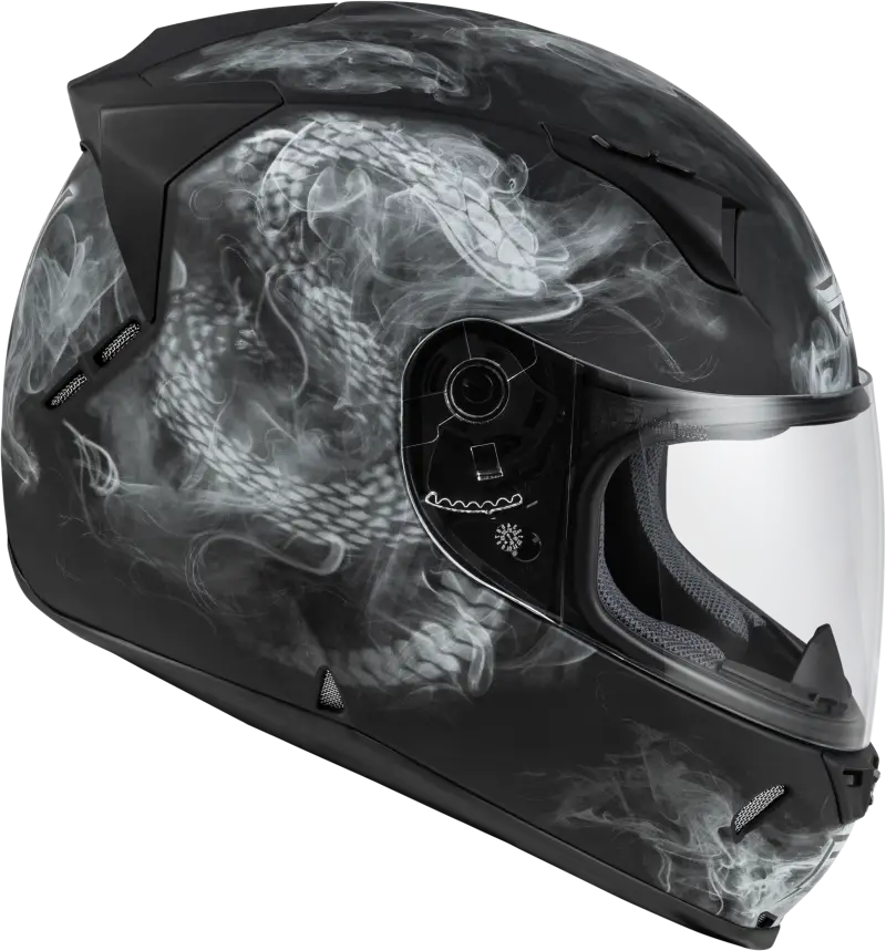 Revolt Coil Helmet Matte Black/White Sm