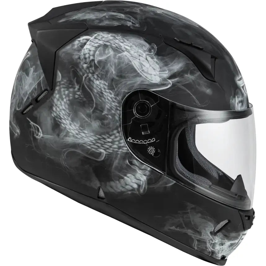 Revolt Coil Helmet Matte Black/White Sm