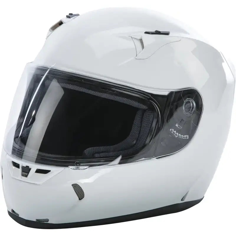 FLY RACING Revolt Solid Helmet Ece White Lg for Powersports