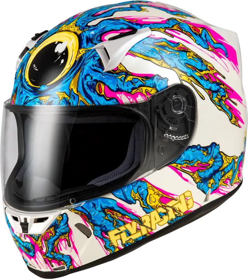 Revolt Space Creep Helmet Light Blue/White/Pink 2x