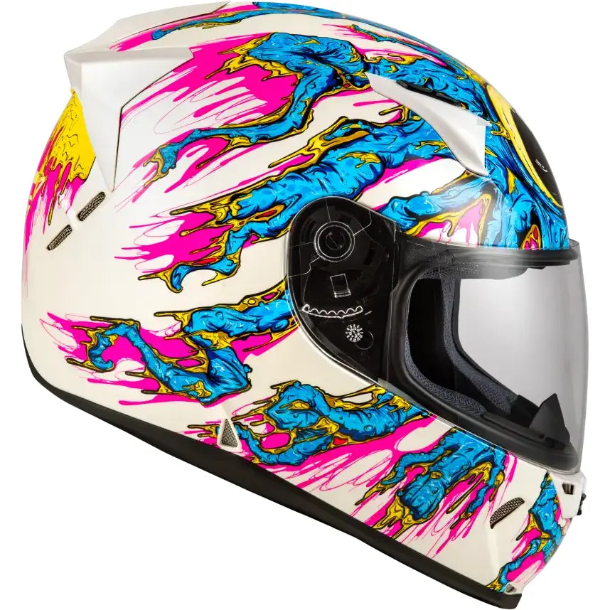 Revolt Space Creep Helmet Light Blue/White/Pink Lg