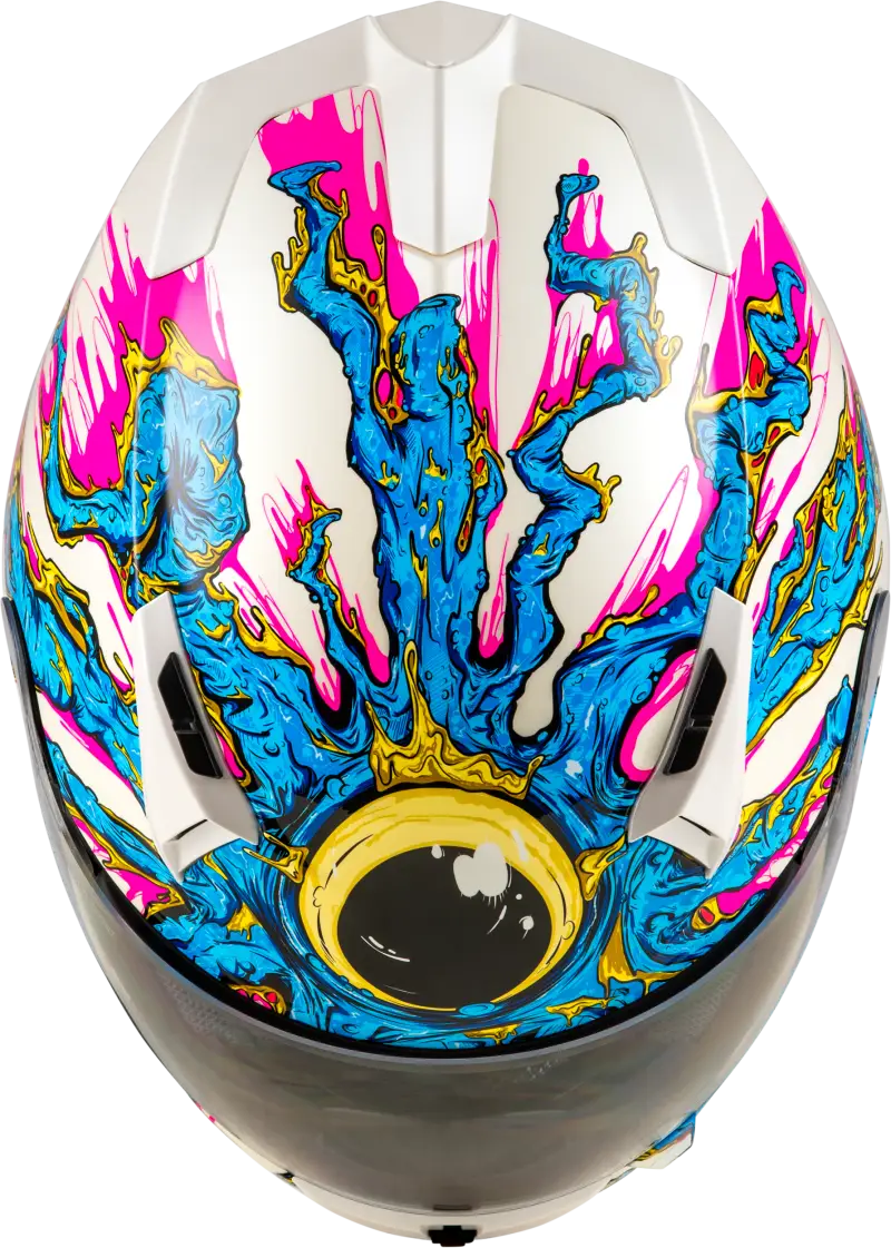 Revolt Space Creep Helmet Light Blue/White/Pink Sm