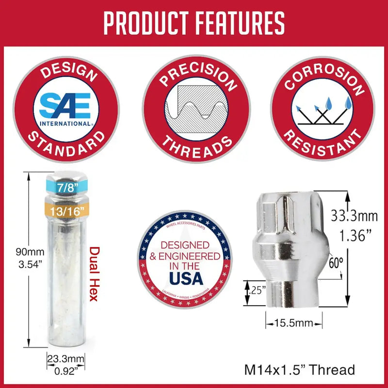 Revolution 22K648 Lug Nut