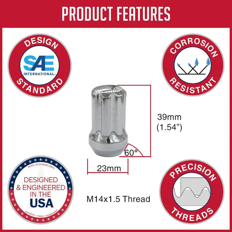 Revolution 331148S Lug Nut