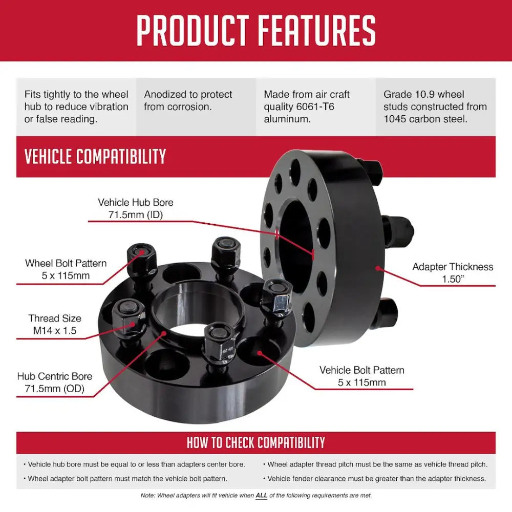 Revolution 5115-5115H-C Wheel Adapter