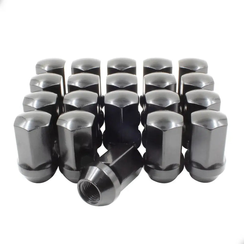 Revolution One Piece Solid Design Lug Nut 53K548Black - BK Dodge M14 20 53K548BLK