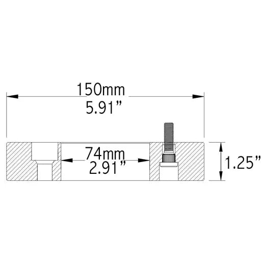 Revolution 5450/475-5475-B Wheel Adapter