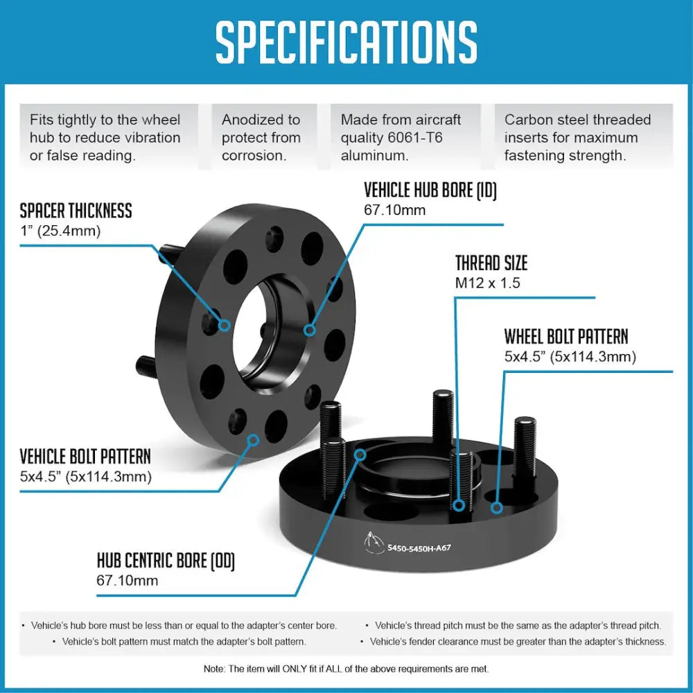 Revolution 5450-5450H-E.2 Wheel Adapter