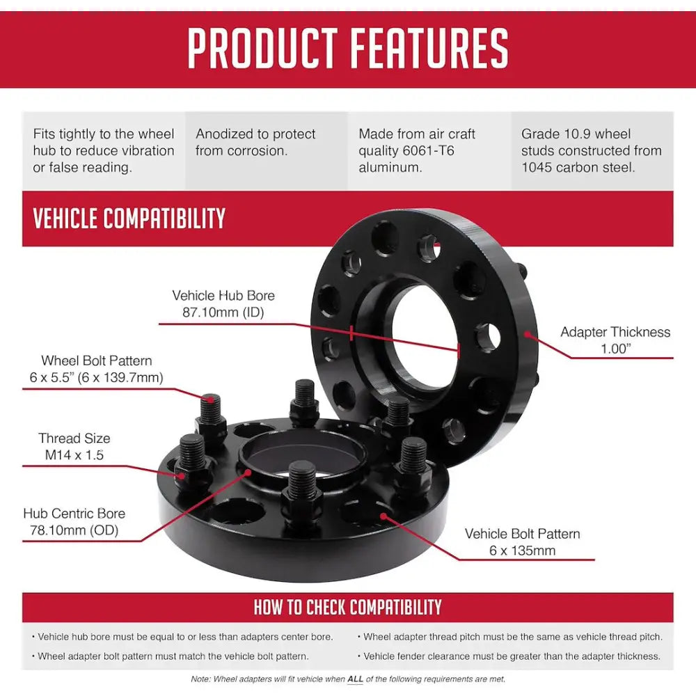 Revolution 6135-6550H-C.2 Wheel Adapter