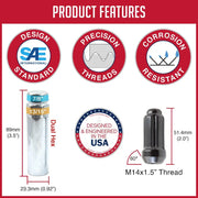 Revolution 63K648Black Lug Nut 63K648BLK