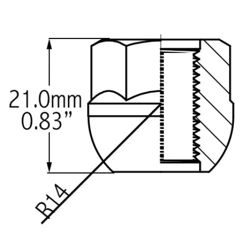 Revolution 691145 Lug Nut