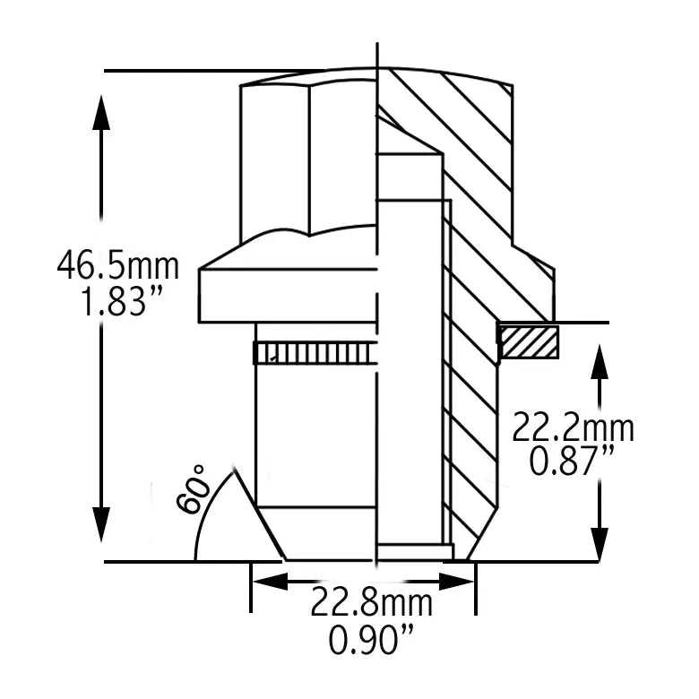 Revolution 711148 Lug Nut