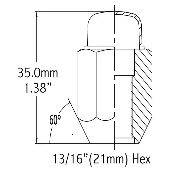Revolution 841145 Lug Nut