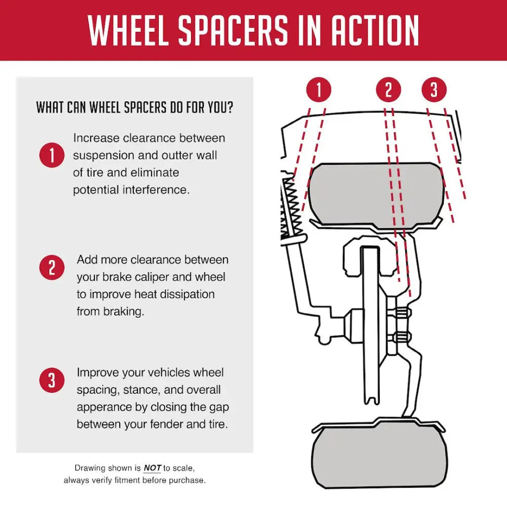Revolution Easy To Install Wheel Adapter 6550-6550H-C125 - 6X5.5 1.5 77.8M M12 1.25