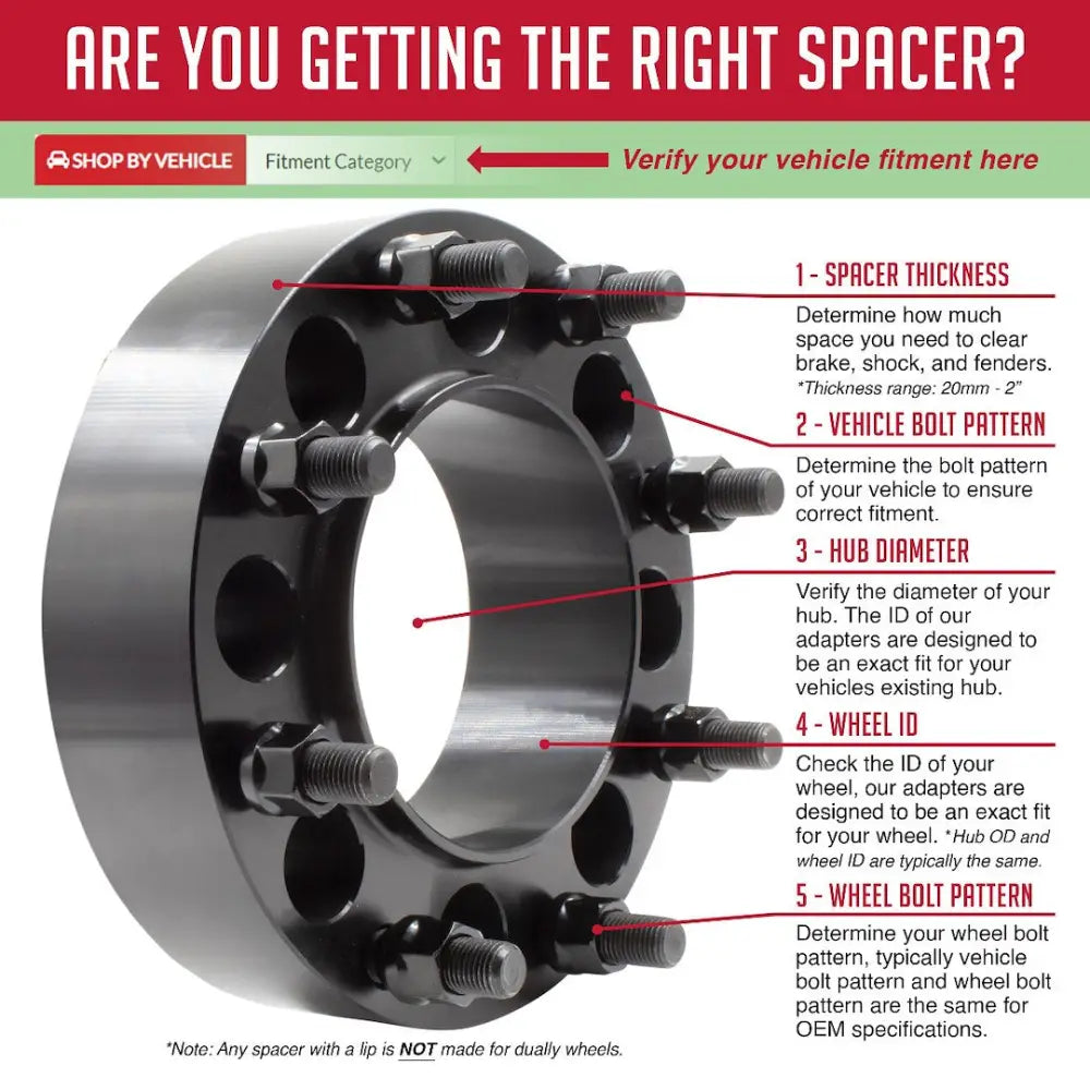 Revolution Easy To Install Wheel Adapter 8650-8180H-E - 8X6.5TO8X180 Adptr Thick Hub Cen
