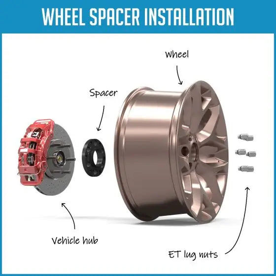 Revolution FD6135-12.7-871.2A Aluminum Wheel Spacer