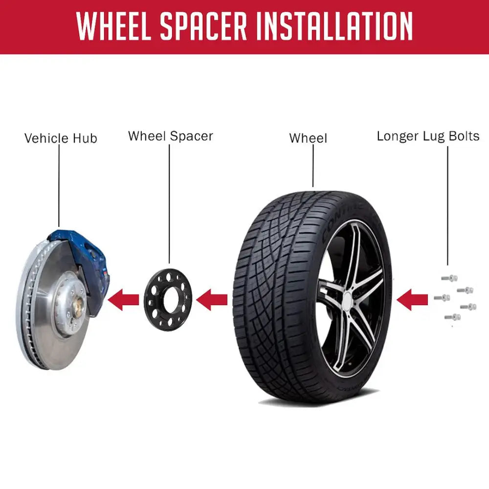 Revolution Lightening Lower Un-Sprung Weight Wheel Spacer MB5112-5-666 - Spac-5XM112-M5-66.6