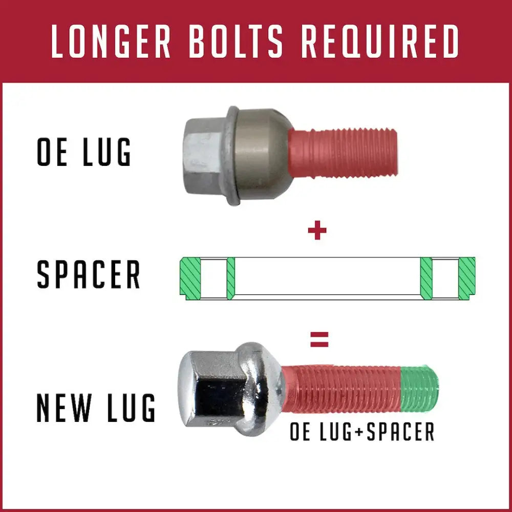 Revolution Lightening Lower Un-Sprung Weight Wheel Spacer VW4100-12-57 - Spac-4X100-12-57.1