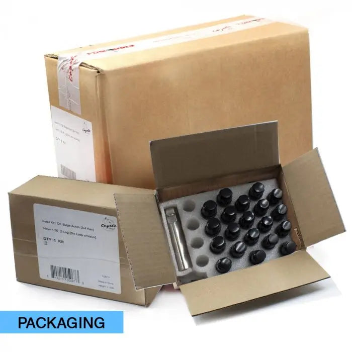 Revolution One Piece Solid Design Lug Bolt 63K548-28Black - Blt M14X28 20 BK 63K548-28BLK