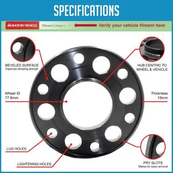 Revolution RM6550-15-778 Wheel Spacer