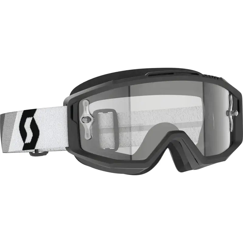 Split Otg Goggle Prem Blk/Wht Clear Wrks - SCOTT