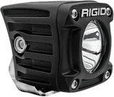 Black cube LED light on Revolve Pod Pr Wht Backlight product for a sleek look