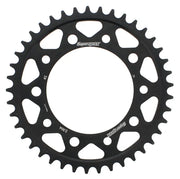 SUPERSPROX RFE-1304-41-BLK Rear Sprocket Steel 41t 525 Blk Hon/Yam