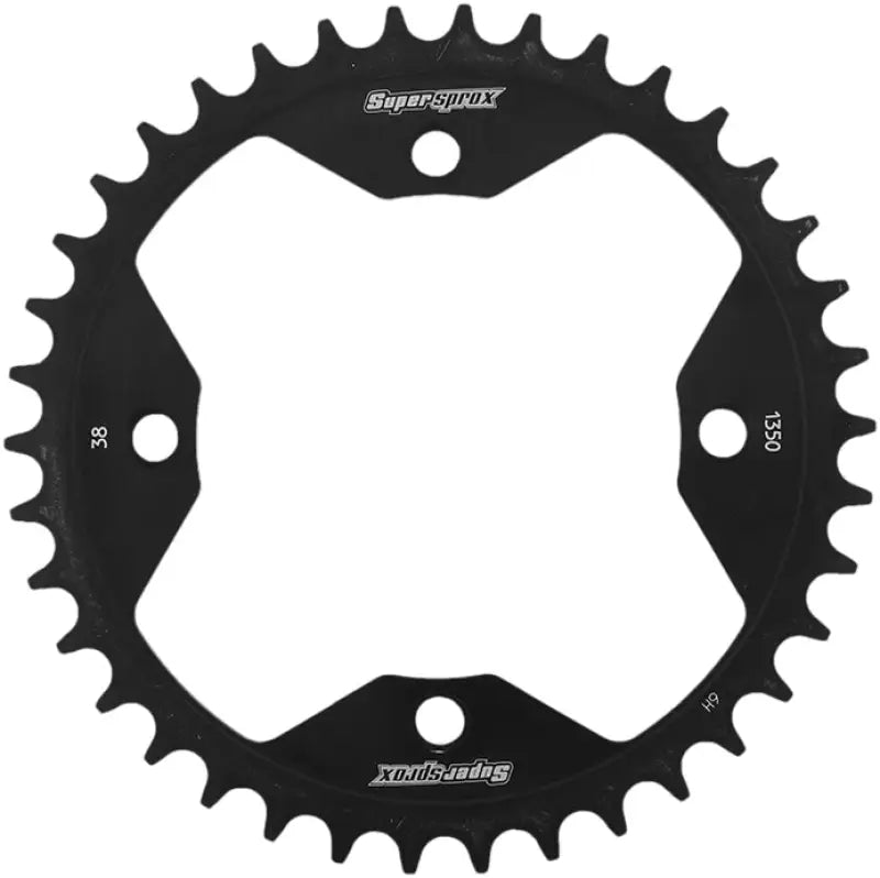 SUPERSPROX RFE-1350-38-BLK Rear Sprocket Steel 38t 520 Blk Hon