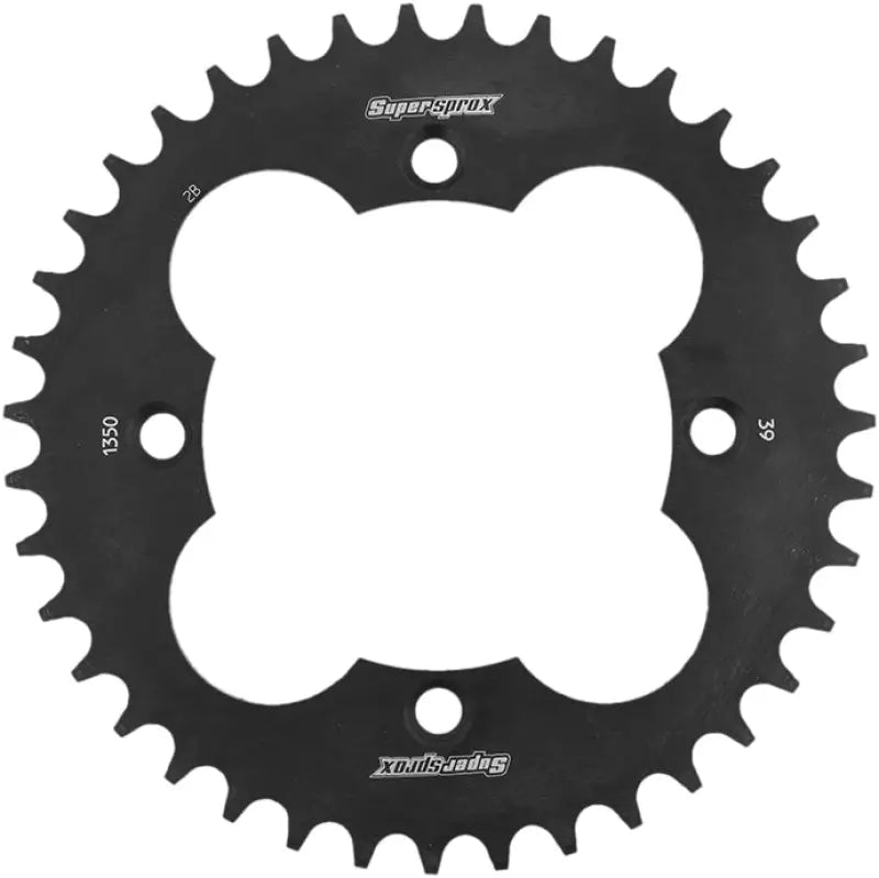 SUPERSPROX RFE-1350-39-BLK Rear Sprocket Steel 39t 520 Blk Hon