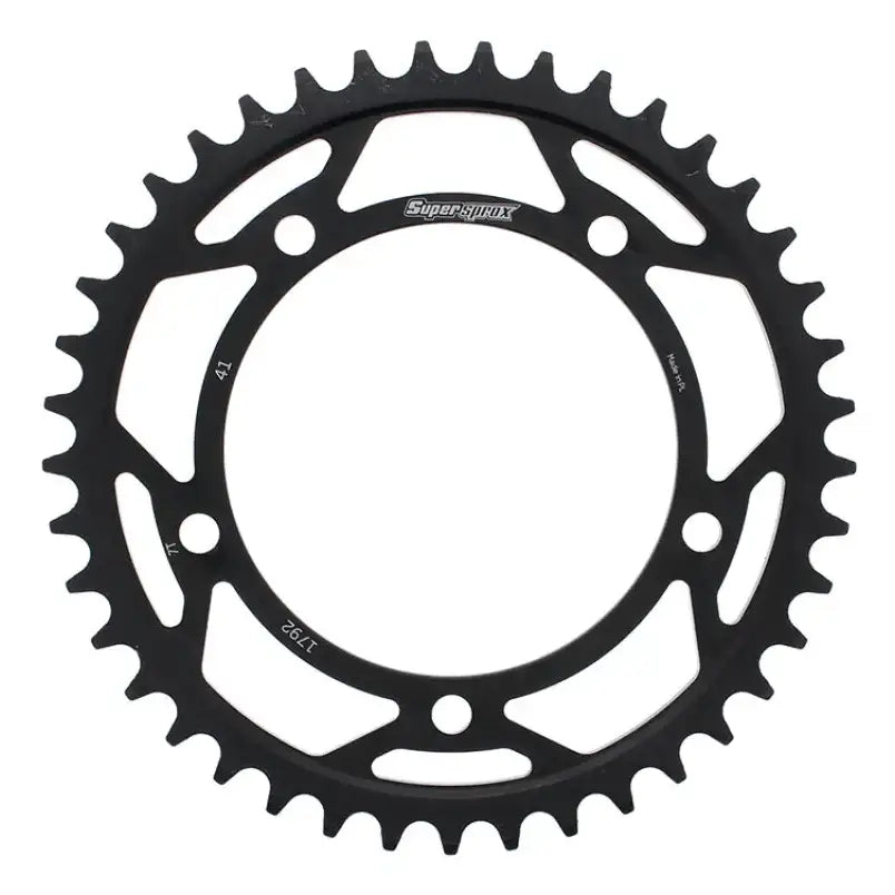 SUPERSPROX RFE-1792-41-BLK Rear Sprocket Steel 41t 525 Blk Suz