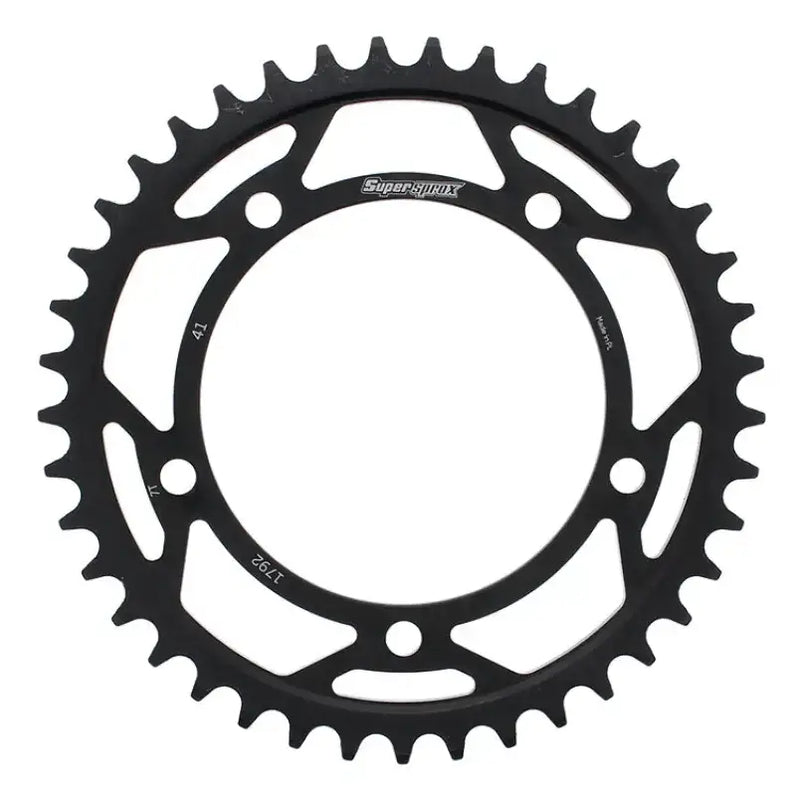 SUPERSPROX RFE-1792-41-BLK Rear Sprocket Steel 41t 525 Blk Suz