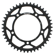 Black steel rear sprocket with 44 teeth for RFE-1800-44-BLK motorcycle model