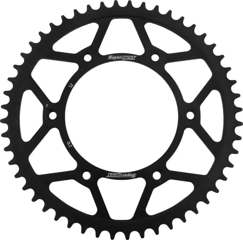 SUPERSPROX RFE-210-52-BLK Rear Sprocket Steel 52t 520 Blk Hon